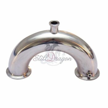 Bend 180 Degree SS 2" TC 3/4" TC TW Port