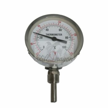 Thermometer Vertical Mount 4"