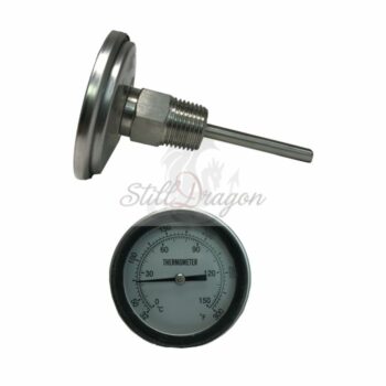 Thermometer Horizontal Mount 2"