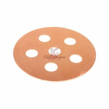 Copper Bubble Cap Plate 4"
