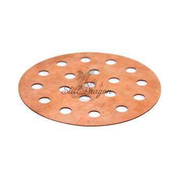 Copper Bubble Cap Plate 8"